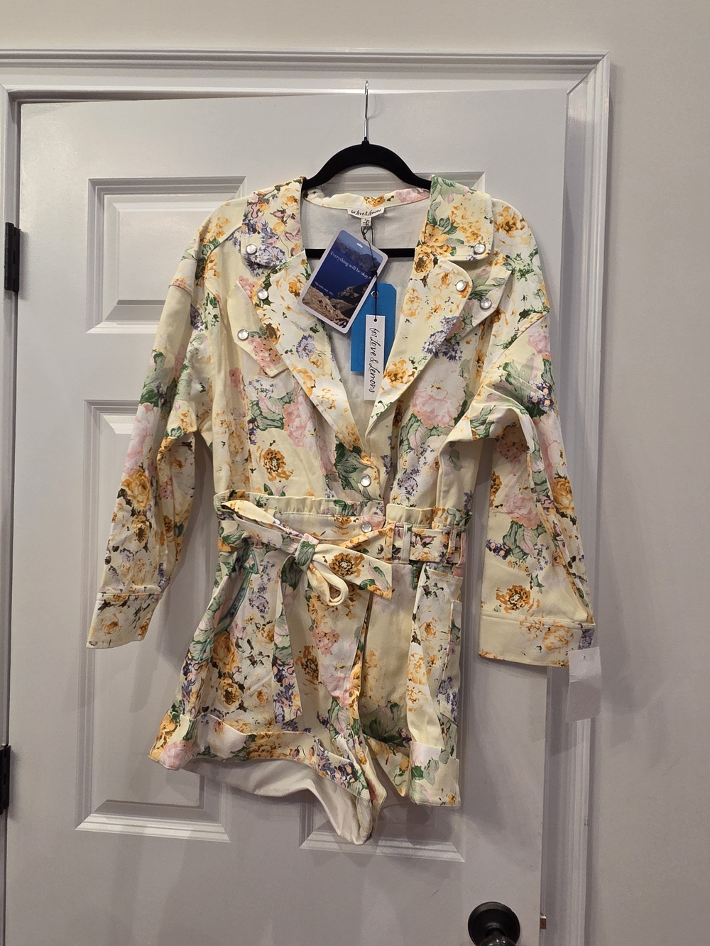 For Love And Lemons Chamomile Floral Romper